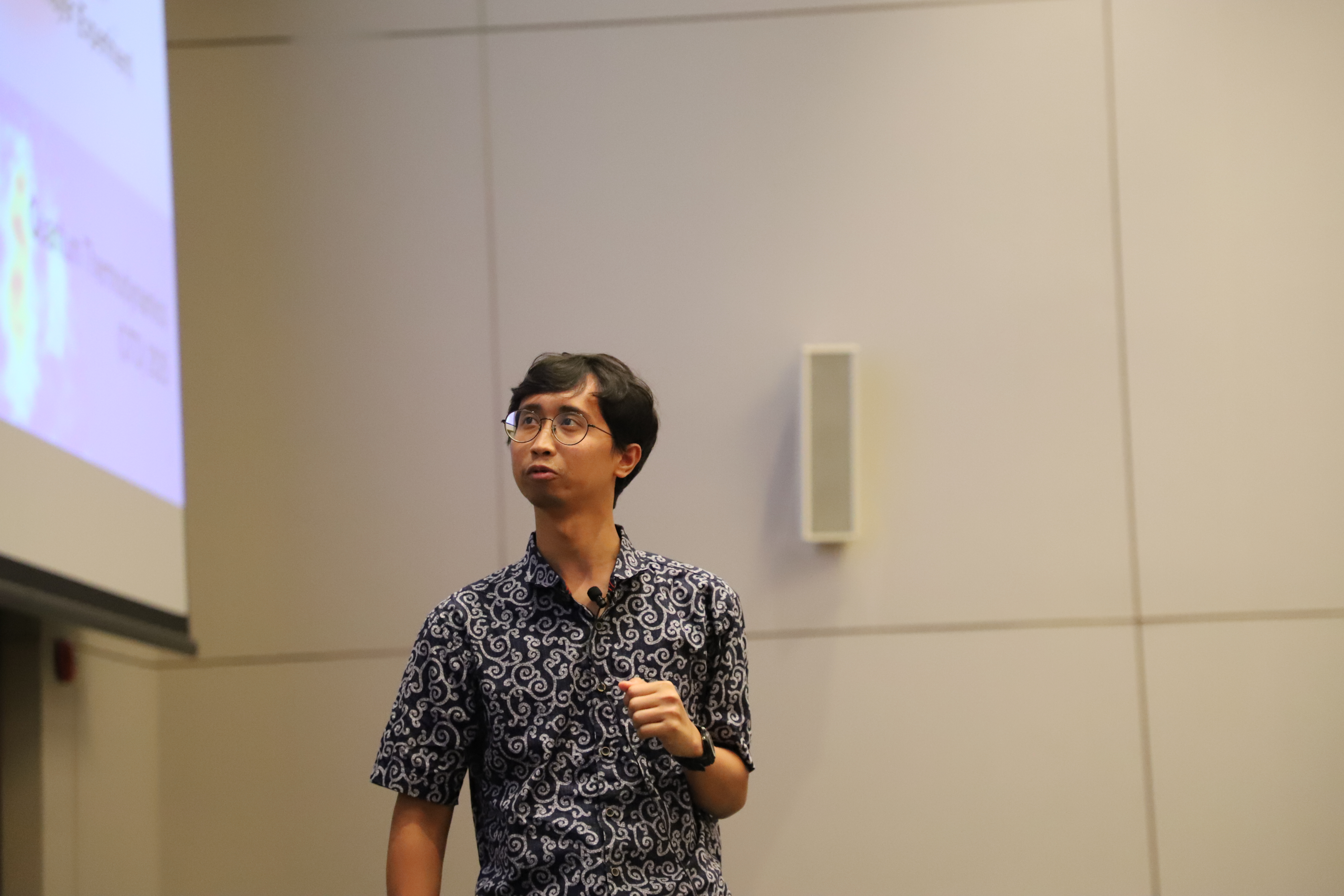Taufiq presenting 2