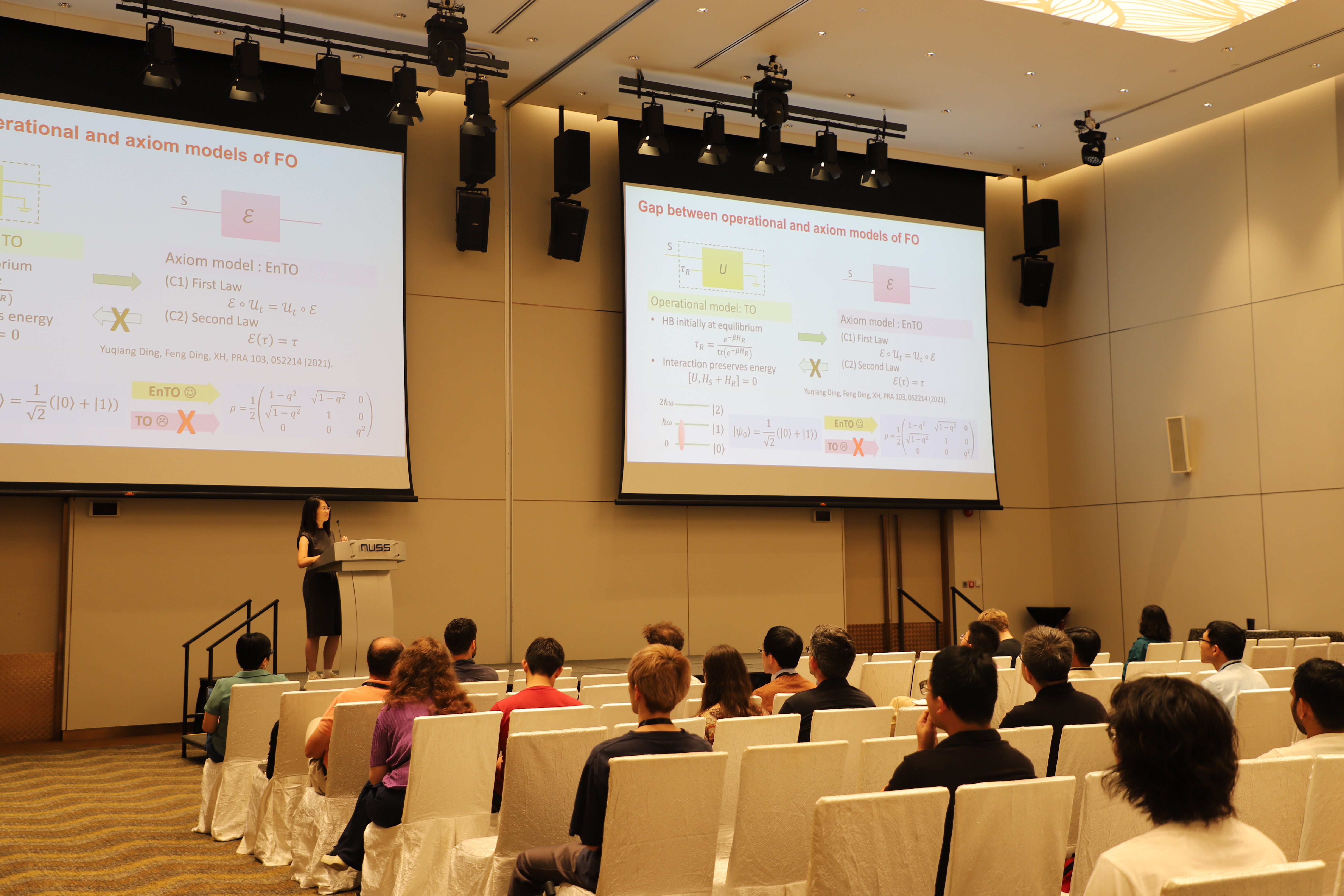 Xueyuan presenting 1