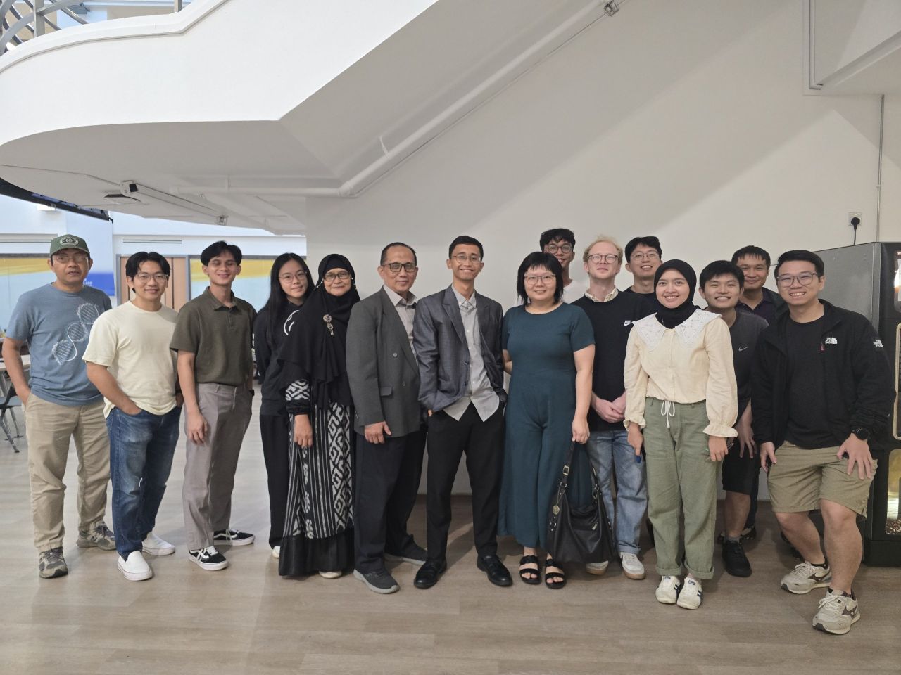 Group photograph with Taufiq following his PhD defence.